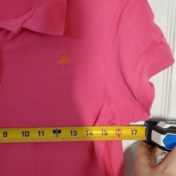 𝅺lilly Pulitzer White Label Fuchsia Polo - Picture 4 of 7